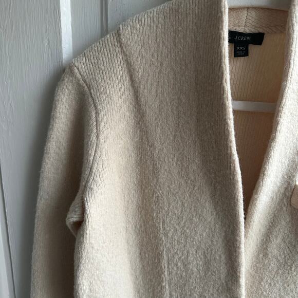J Crew Cocoon Sweater Blazer Ivory - Picture 3 of 8